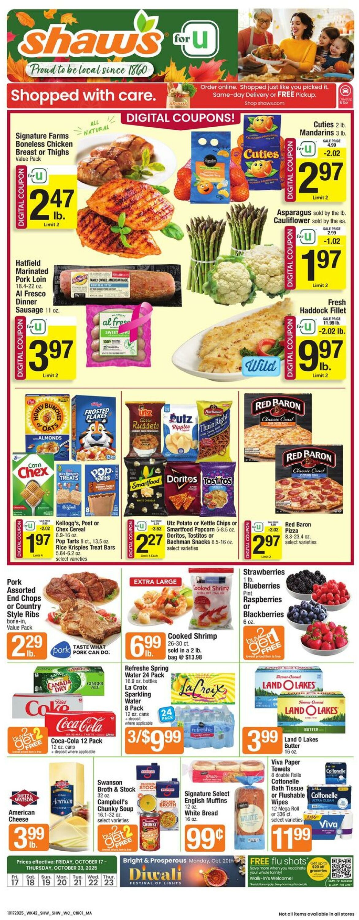 Weekly ad Shaws 10/17/2025 - 10/23/2025