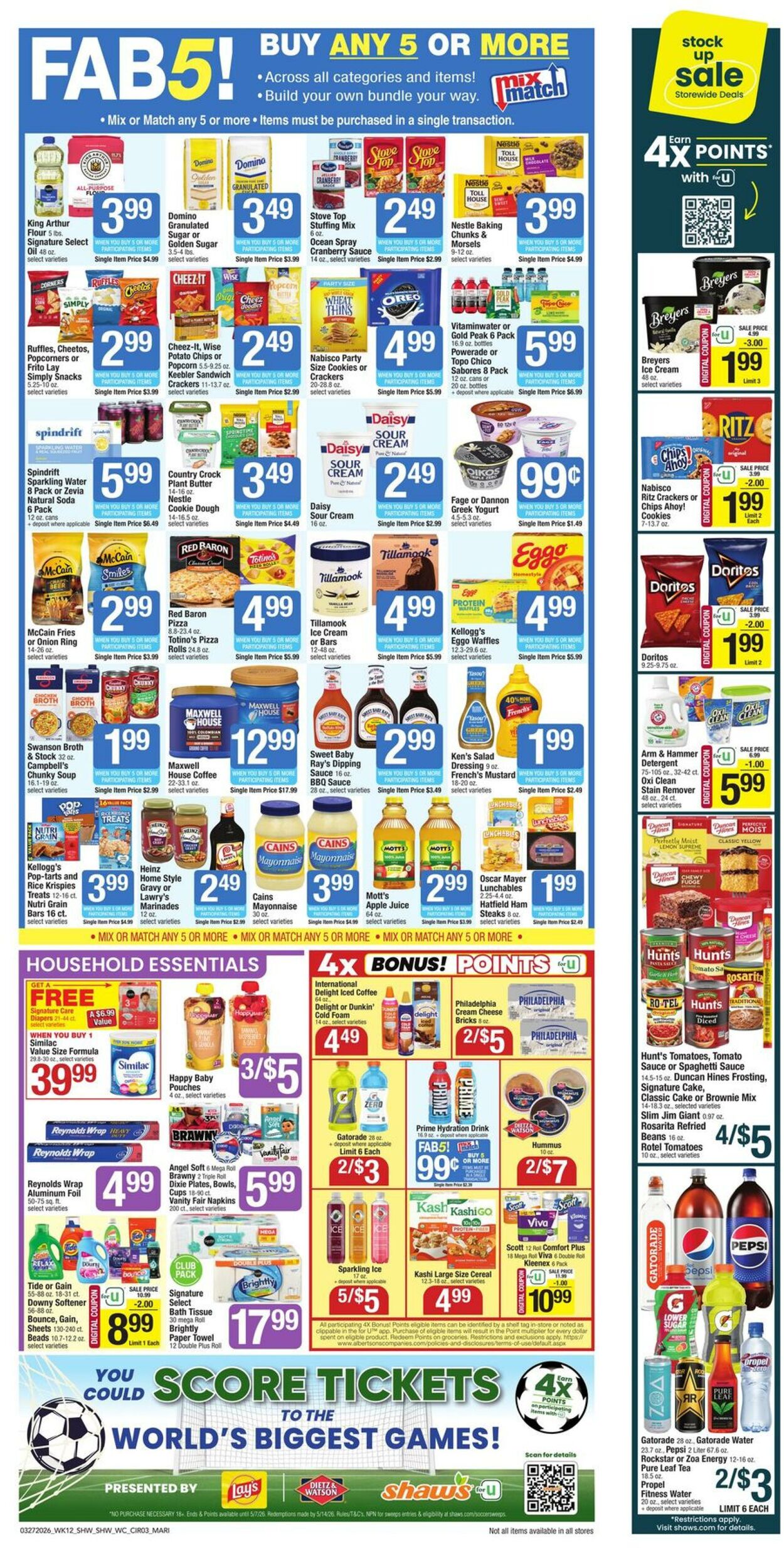 Weekly ad Shaws 03/27/2026 - 04/02/2026