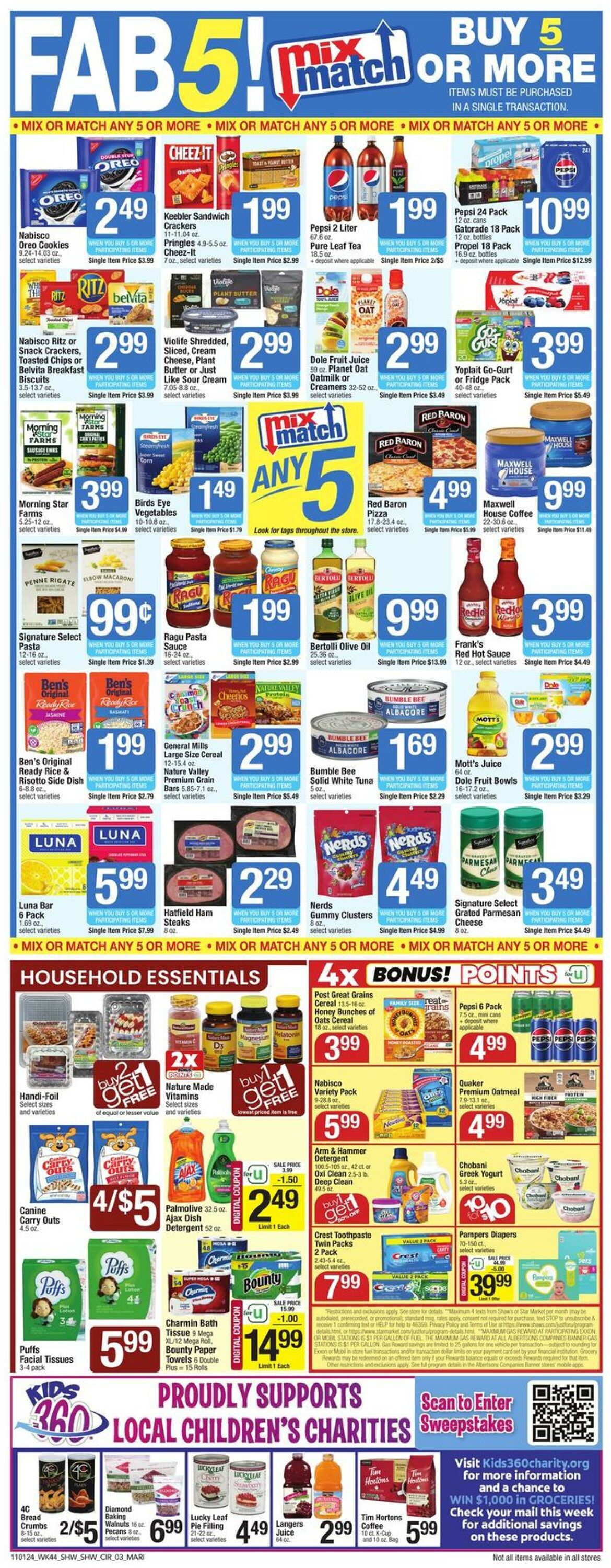 Weekly ad Shaws 11/01/2024 - 11/07/2024