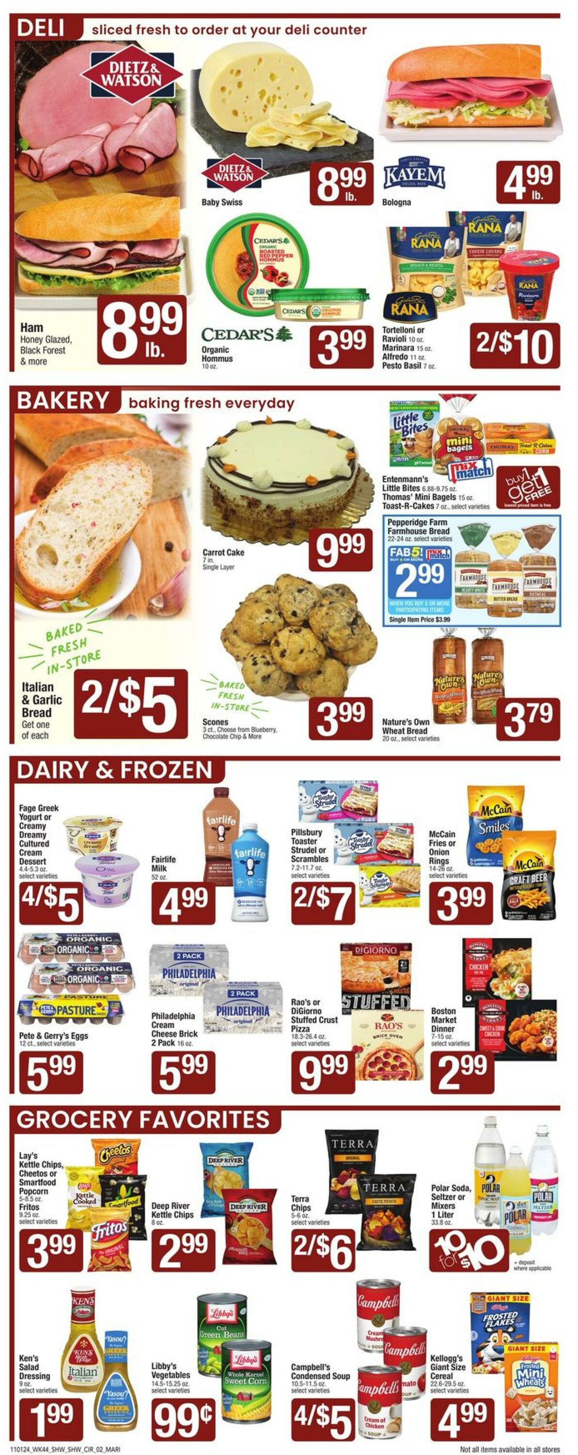 Weekly ad Shaws 11/01/2024 - 11/07/2024