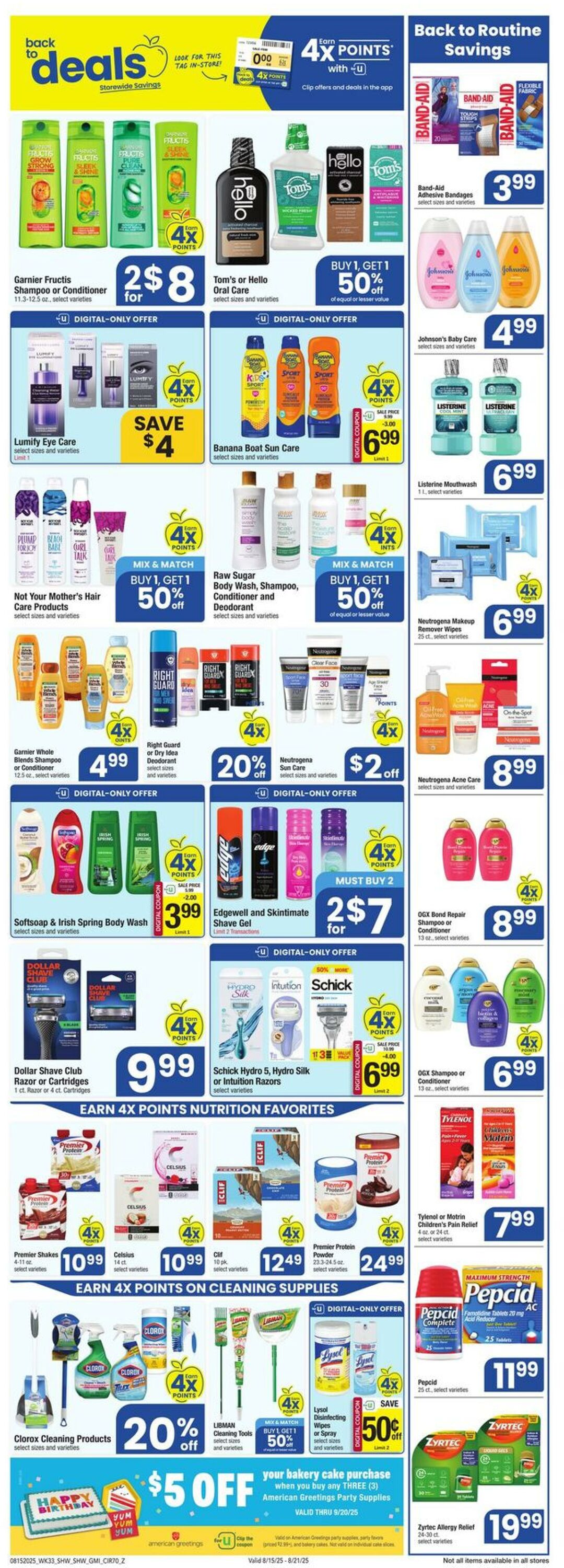 Weekly ad Shaws 08/15/2025 - 08/21/2025