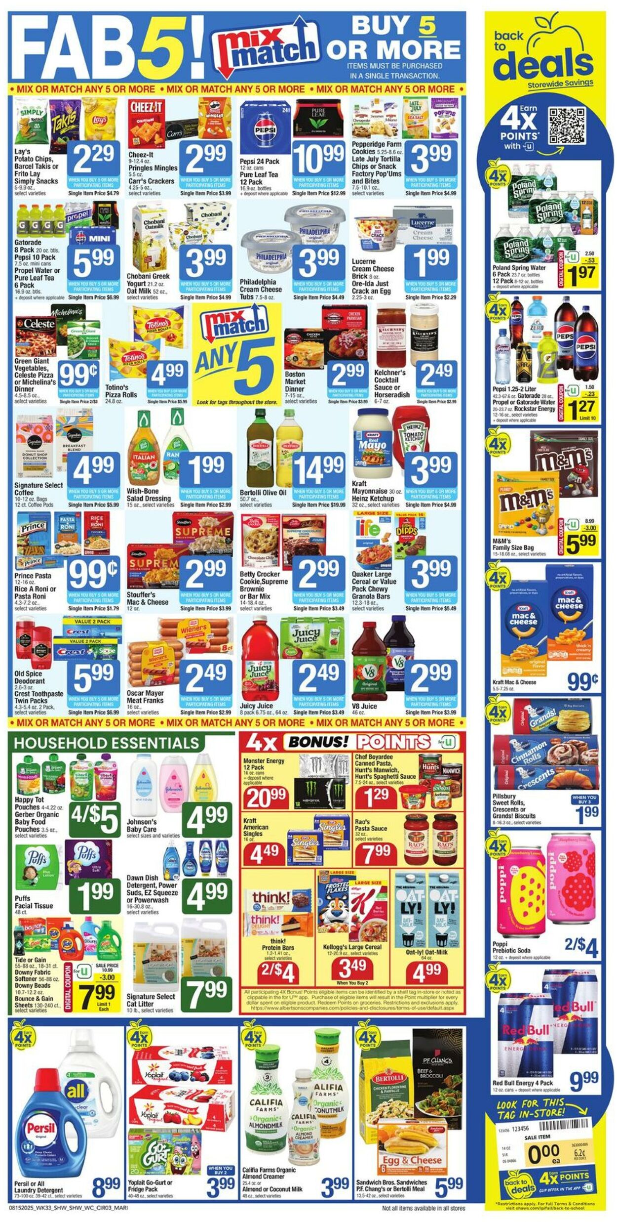 Weekly ad Shaws 08/15/2025 - 08/21/2025