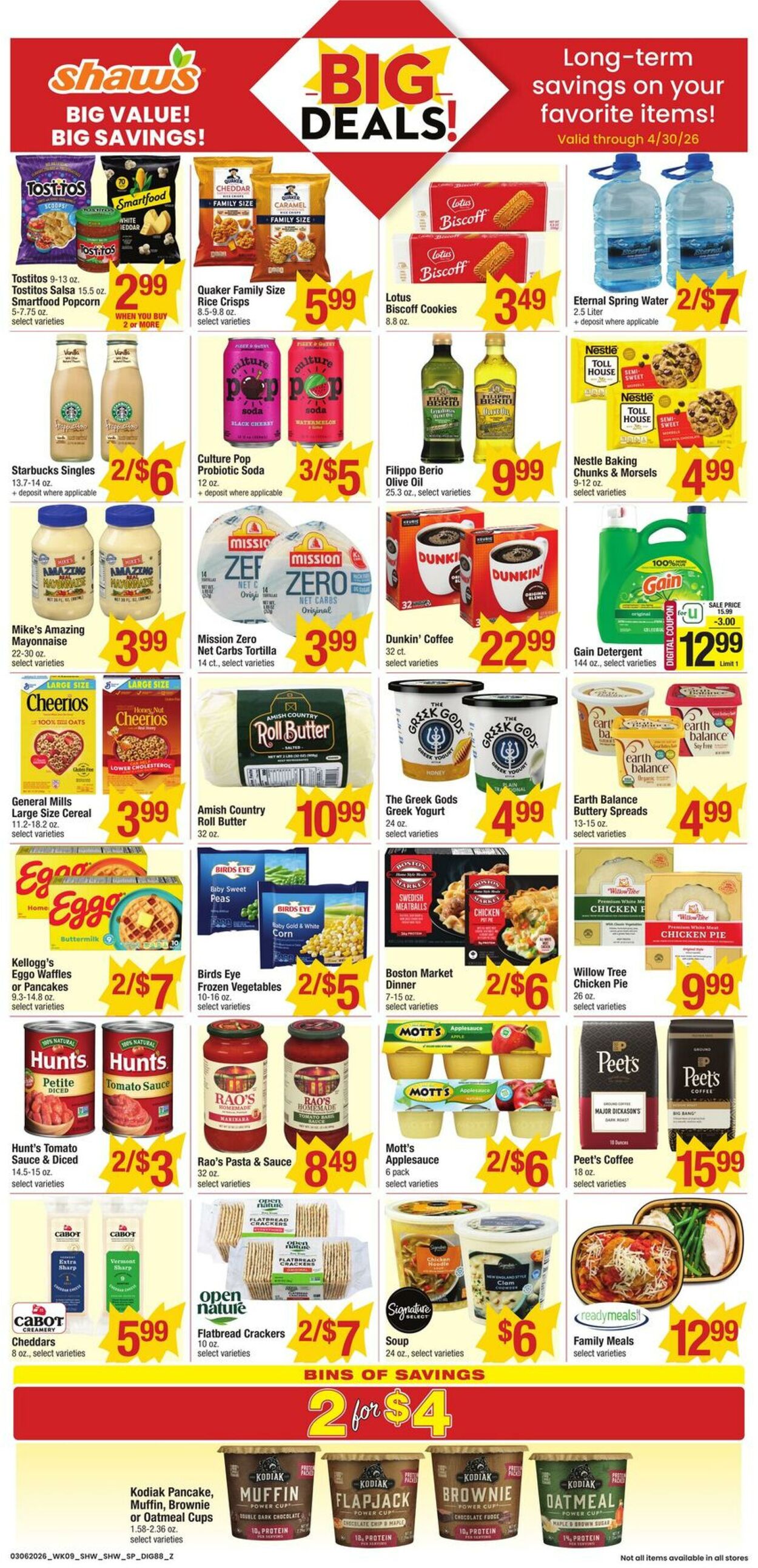 Weekly ad Shaws 03/06/2026 - 03/12/2026