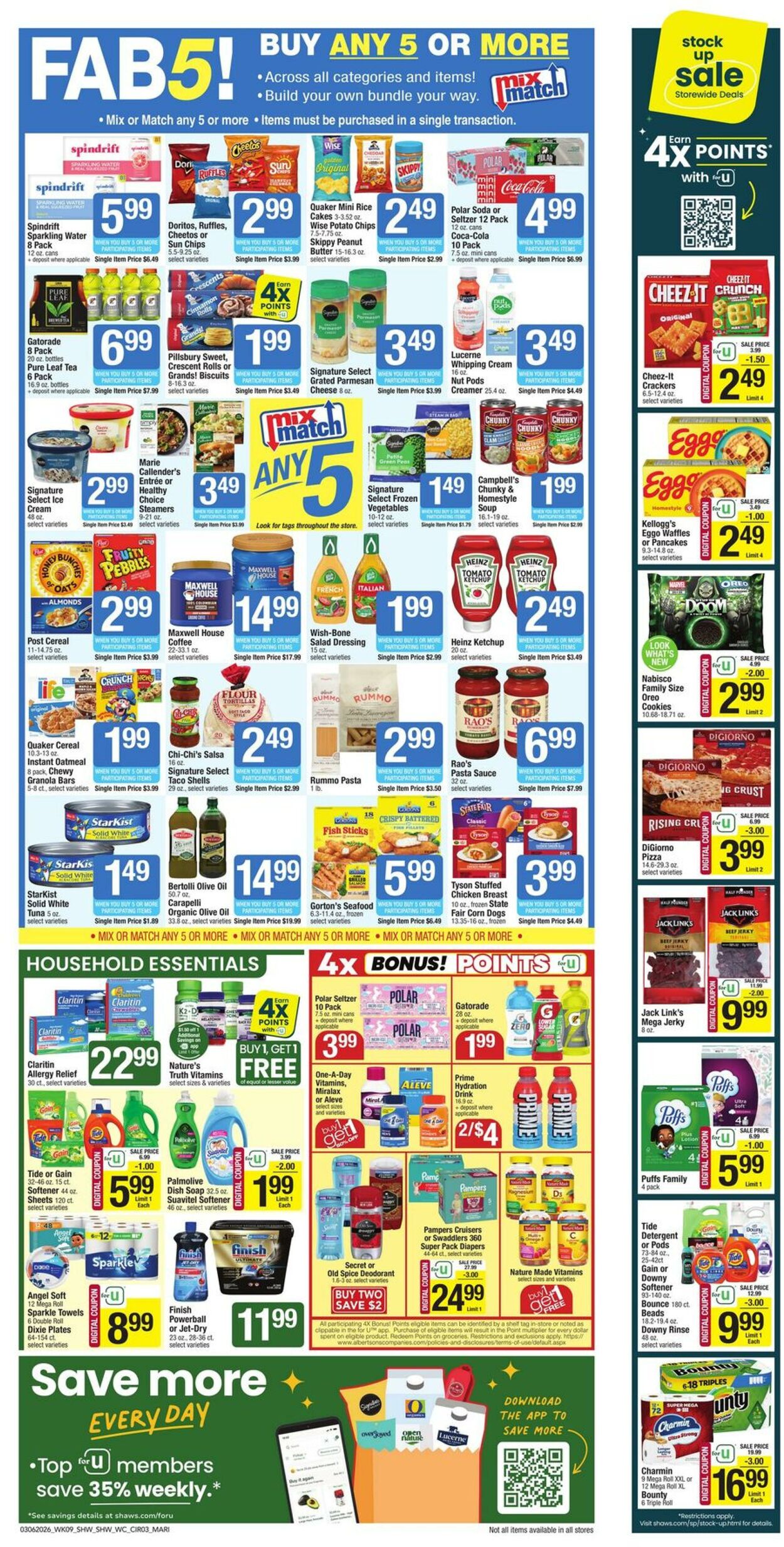 Weekly ad Shaws 03/06/2026 - 03/12/2026