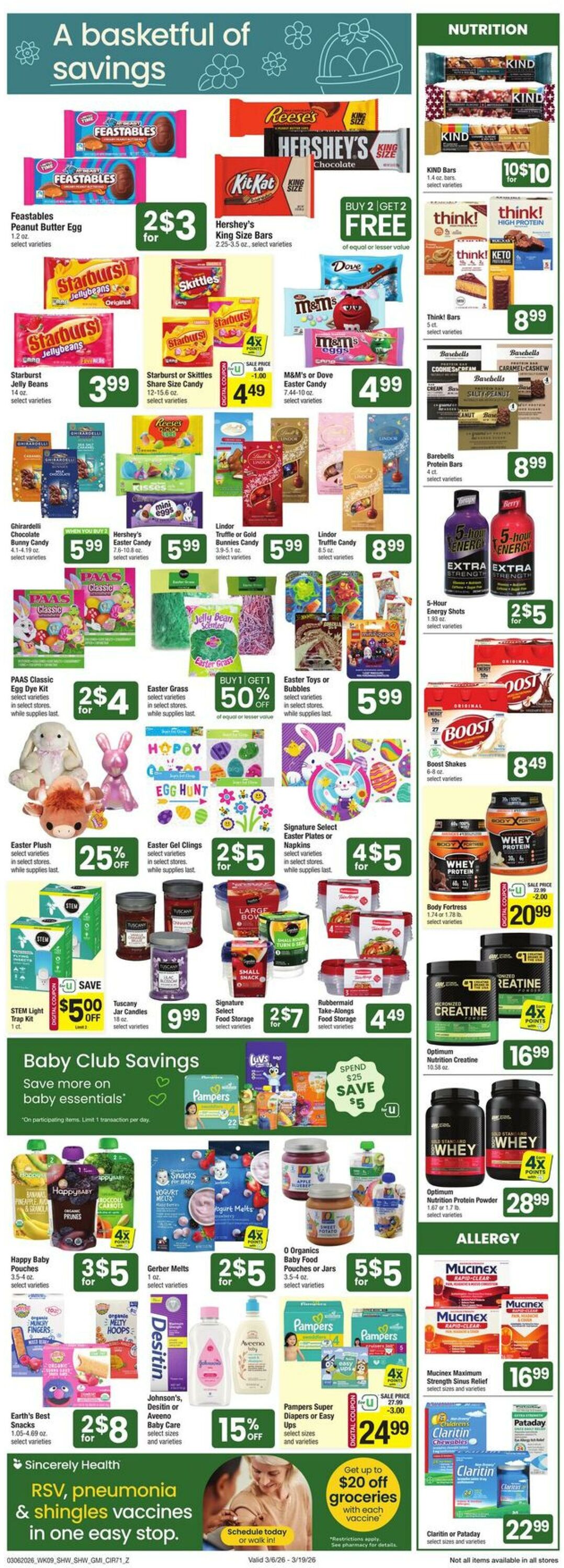 Weekly ad Shaws 03/06/2026 - 03/12/2026