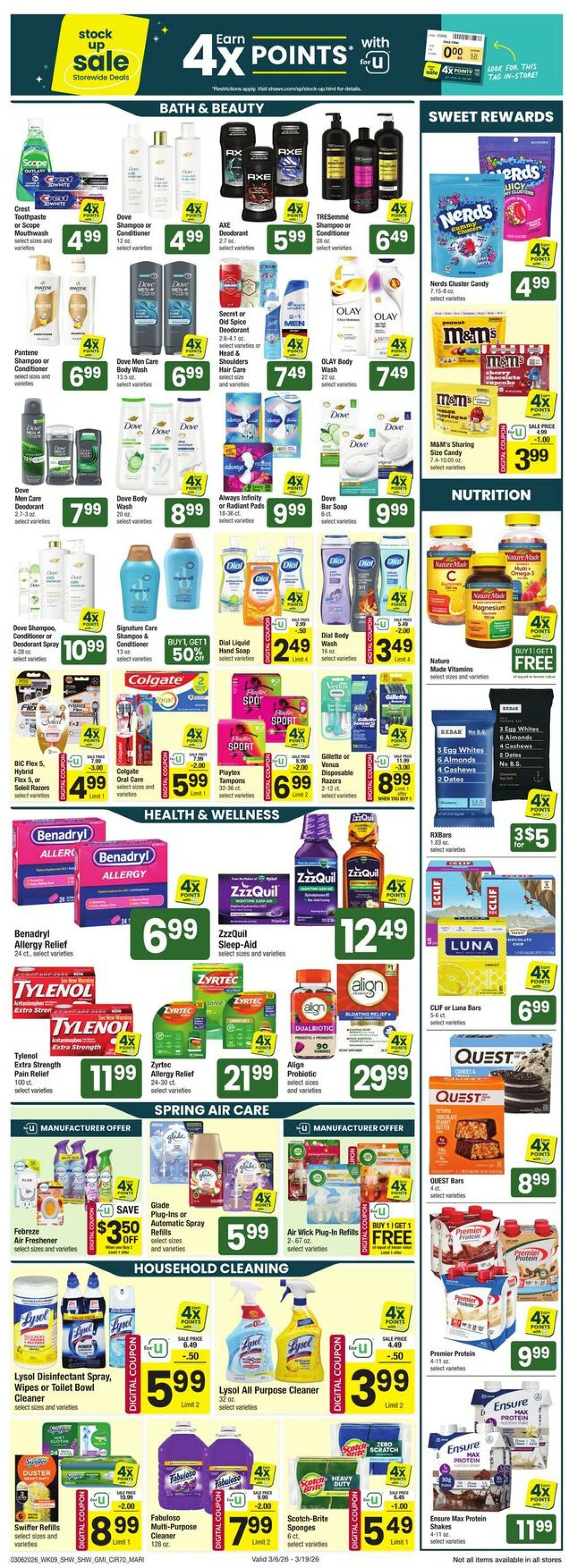Weekly ad Shaws 03/06/2026 - 03/12/2026