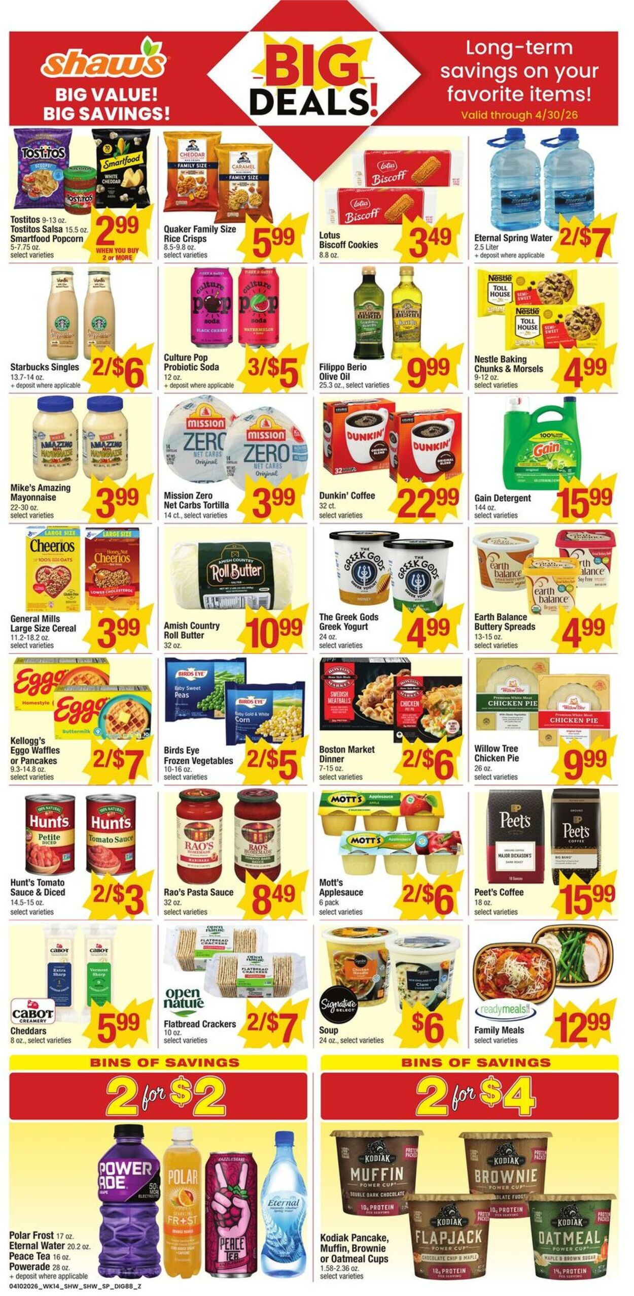 Weekly ad Shaws 04/10/2026 - 04/16/2026