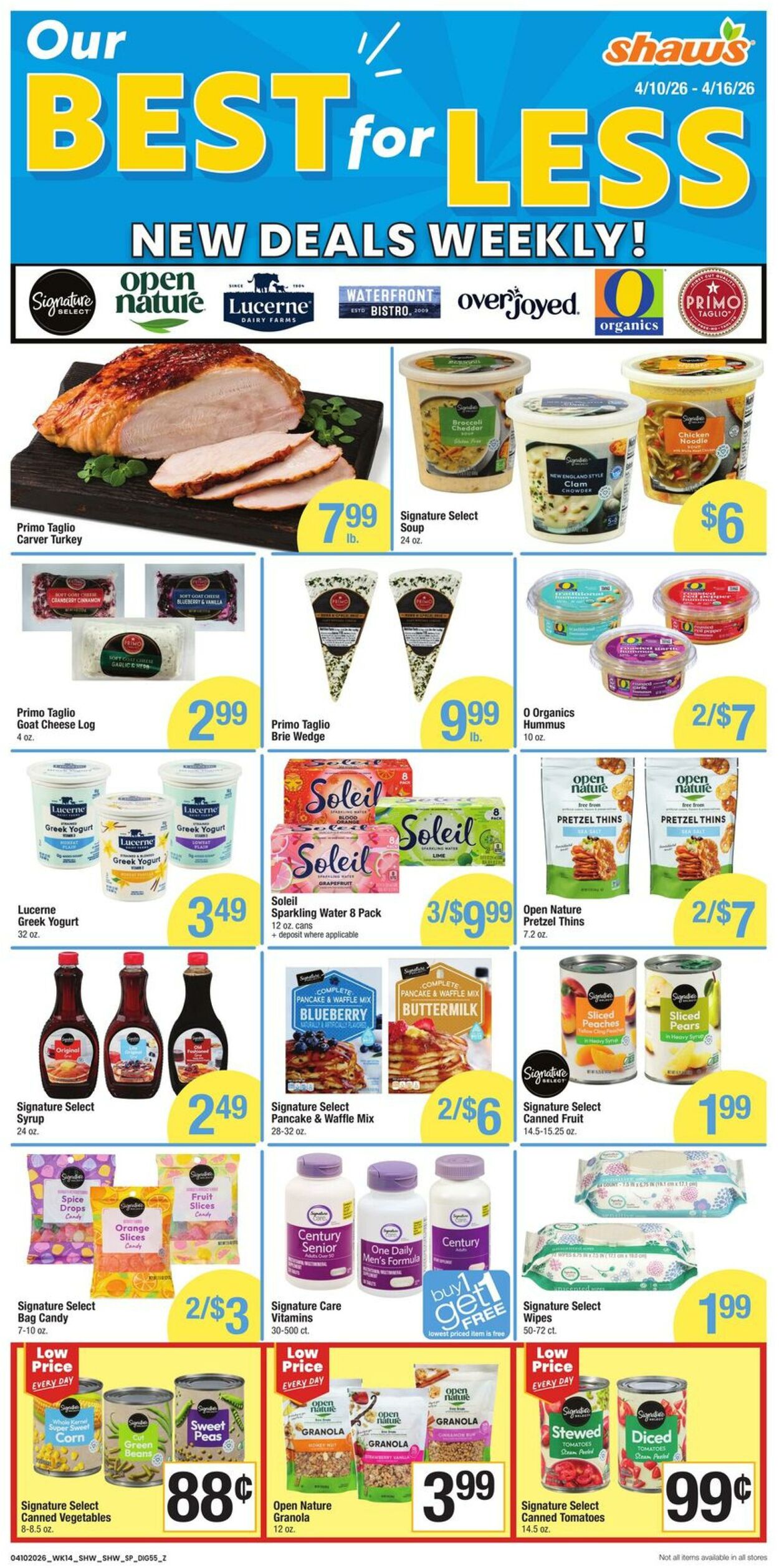 Weekly ad Shaws 04/10/2026 - 04/16/2026