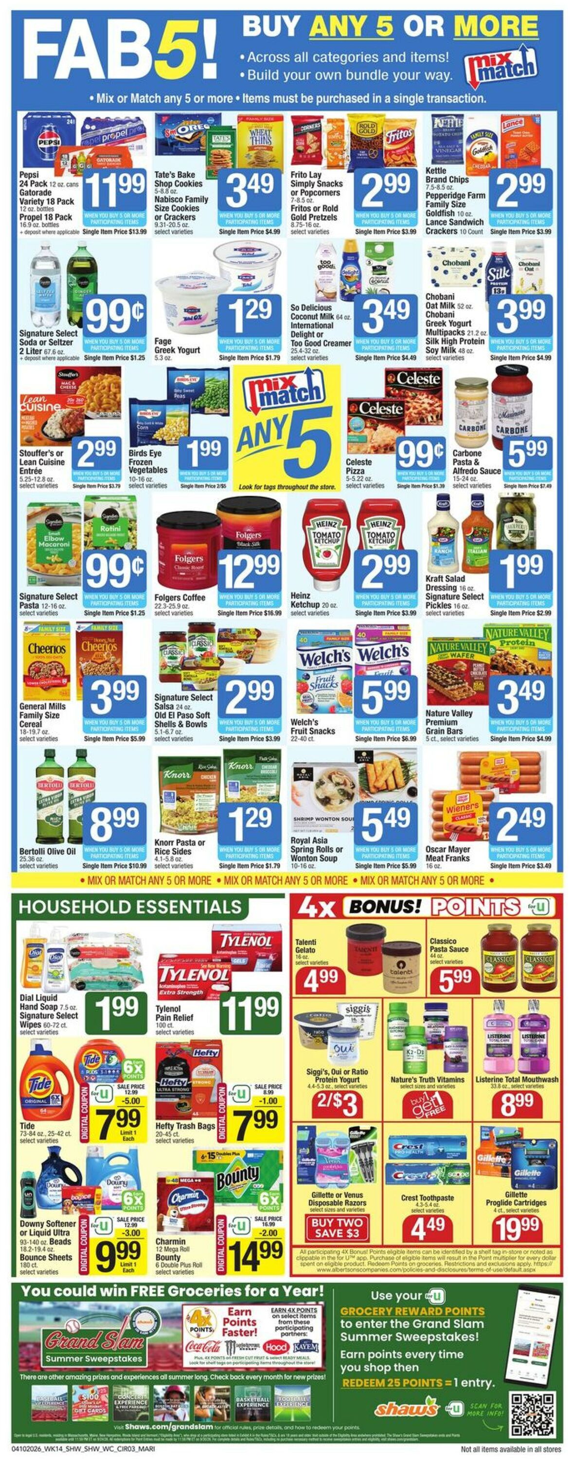 Weekly ad Shaws 04/10/2026 - 04/16/2026