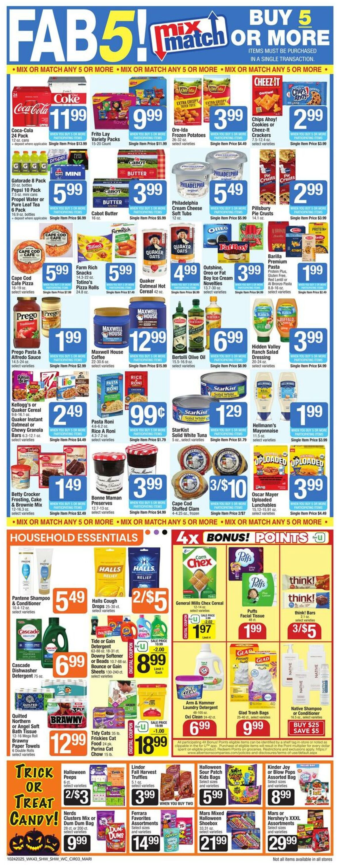 Weekly ad Shaws 10/24/2025 - 10/30/2025