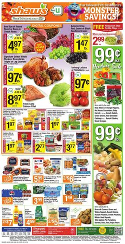 Weekly ad Shaws 10/24/2025 - 10/30/2025