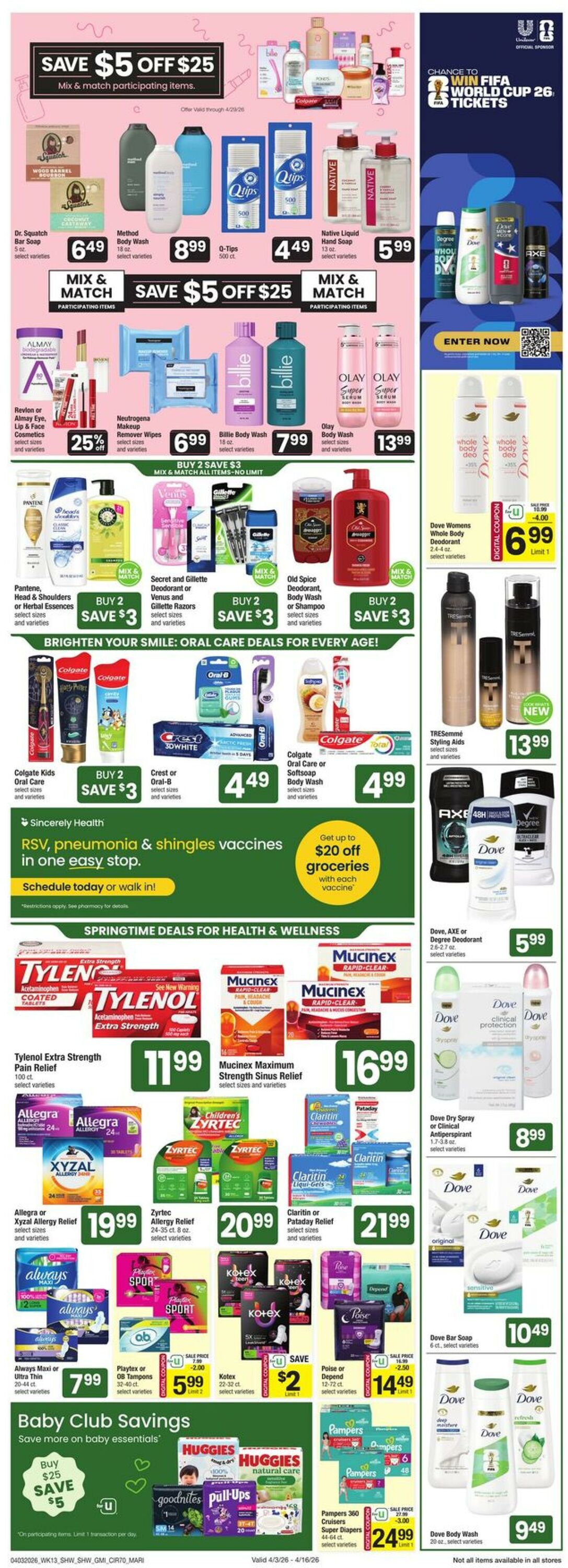 Weekly ad Shaws 04/03/2026 - 04/09/2026
