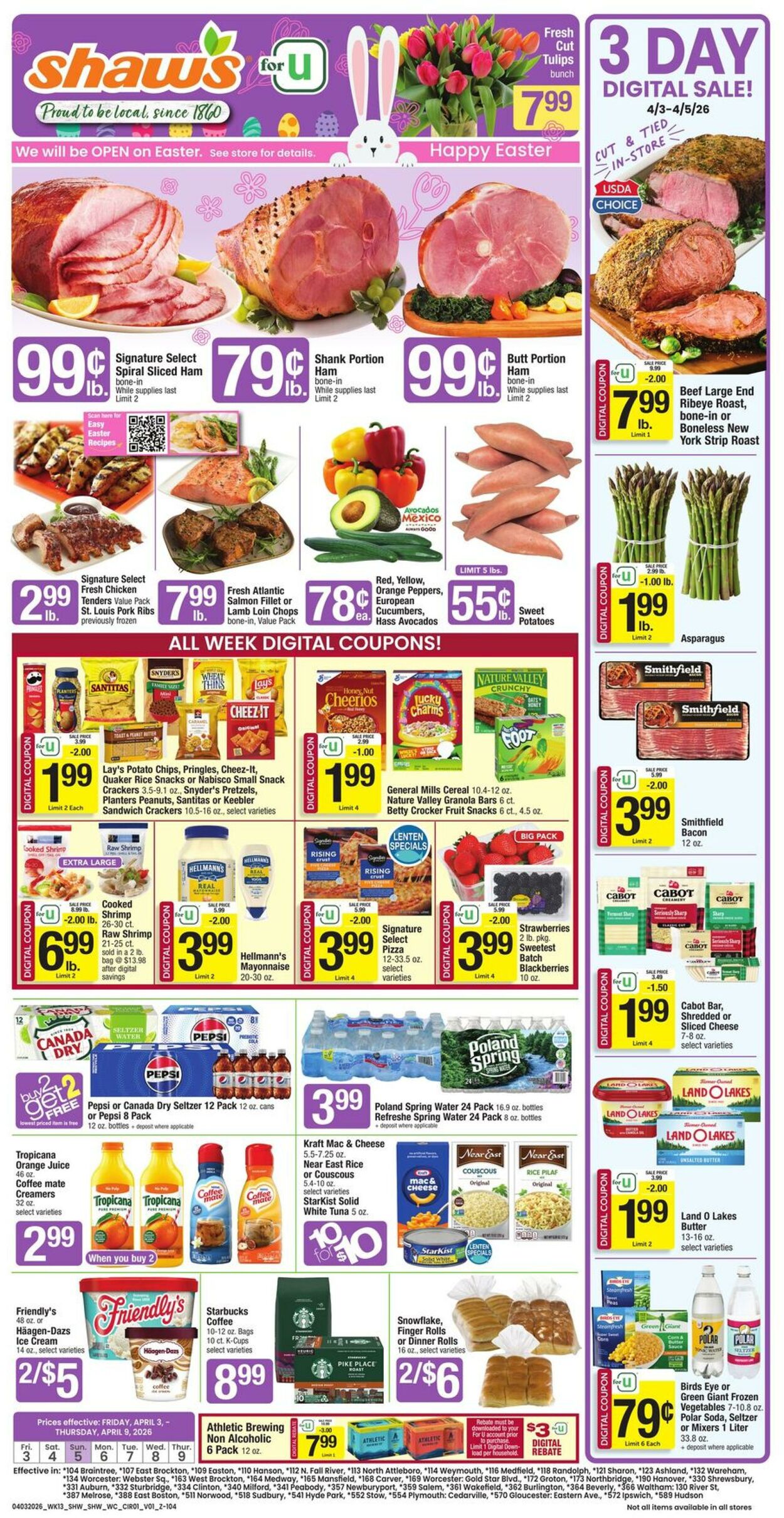 Weekly ad Shaws 04/03/2026 - 04/09/2026