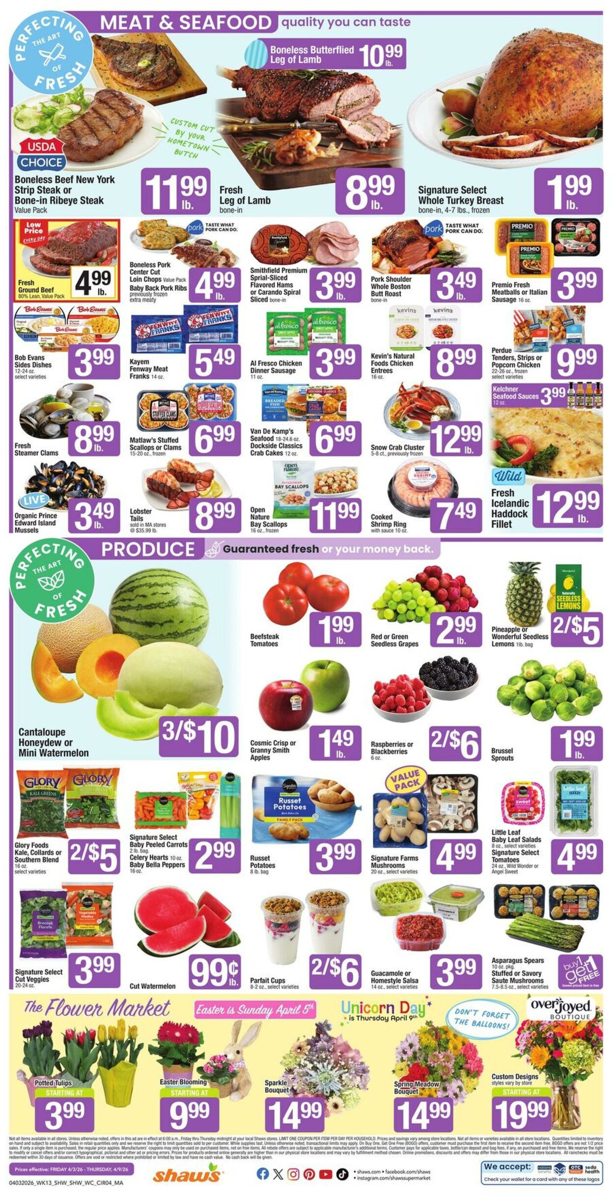 Weekly ad Shaws 04/03/2026 - 04/09/2026