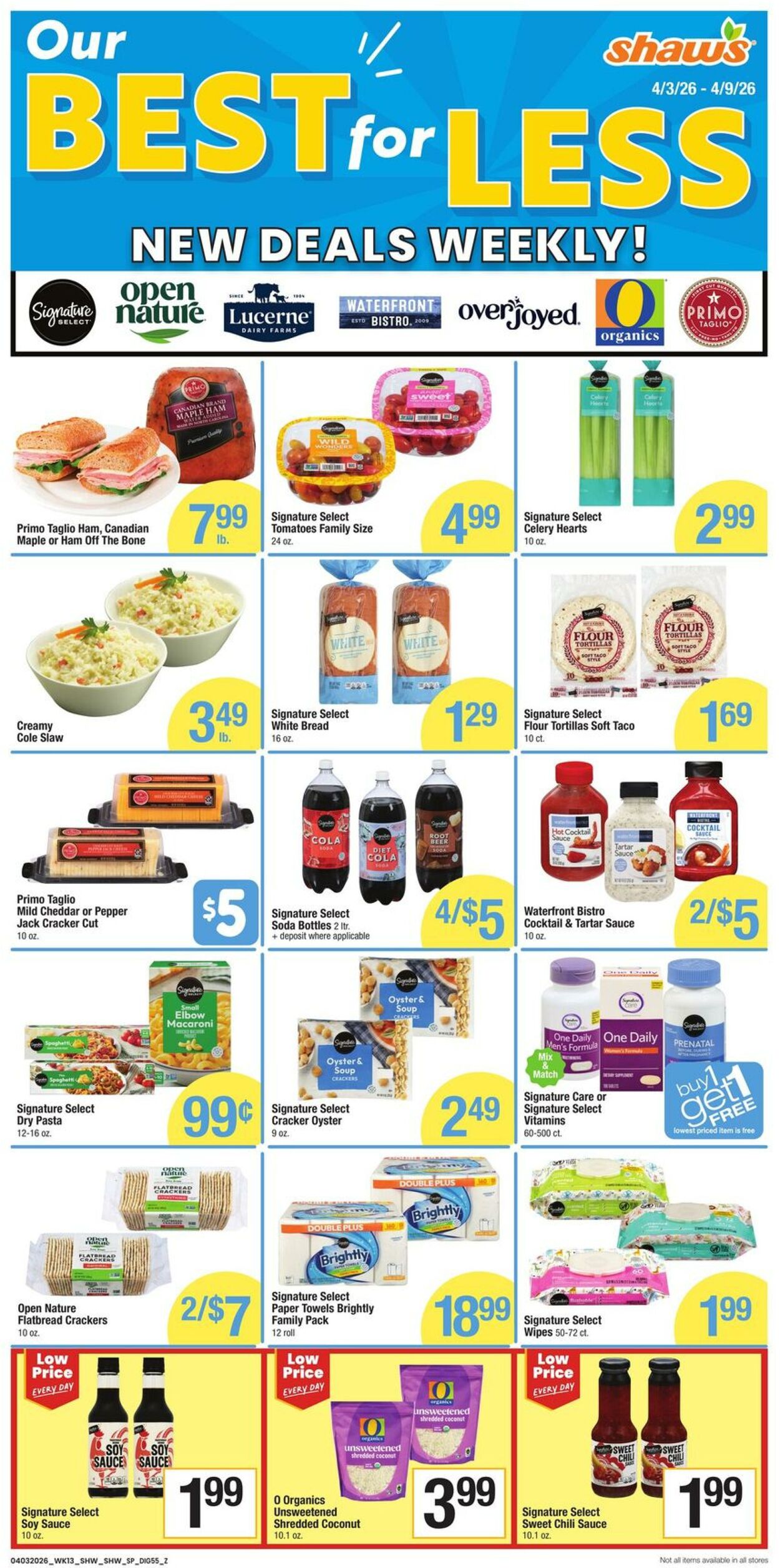 Weekly ad Shaws 04/03/2026 - 04/09/2026