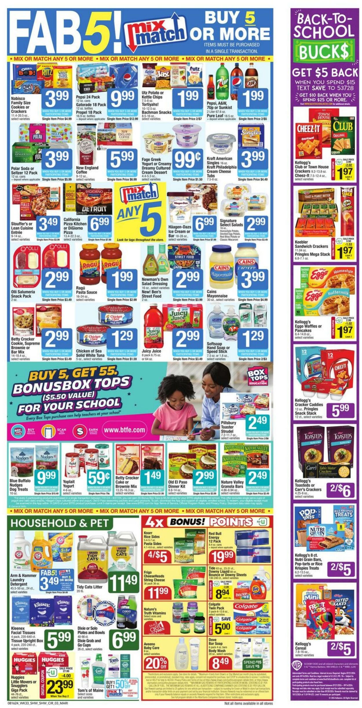 Weekly ad Shaws 08/16/2024 - 08/22/2024