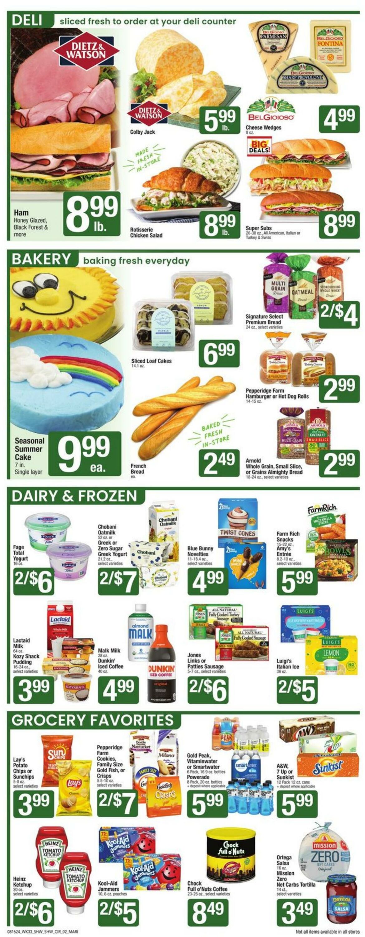 Weekly ad Shaws 08/16/2024 - 08/22/2024