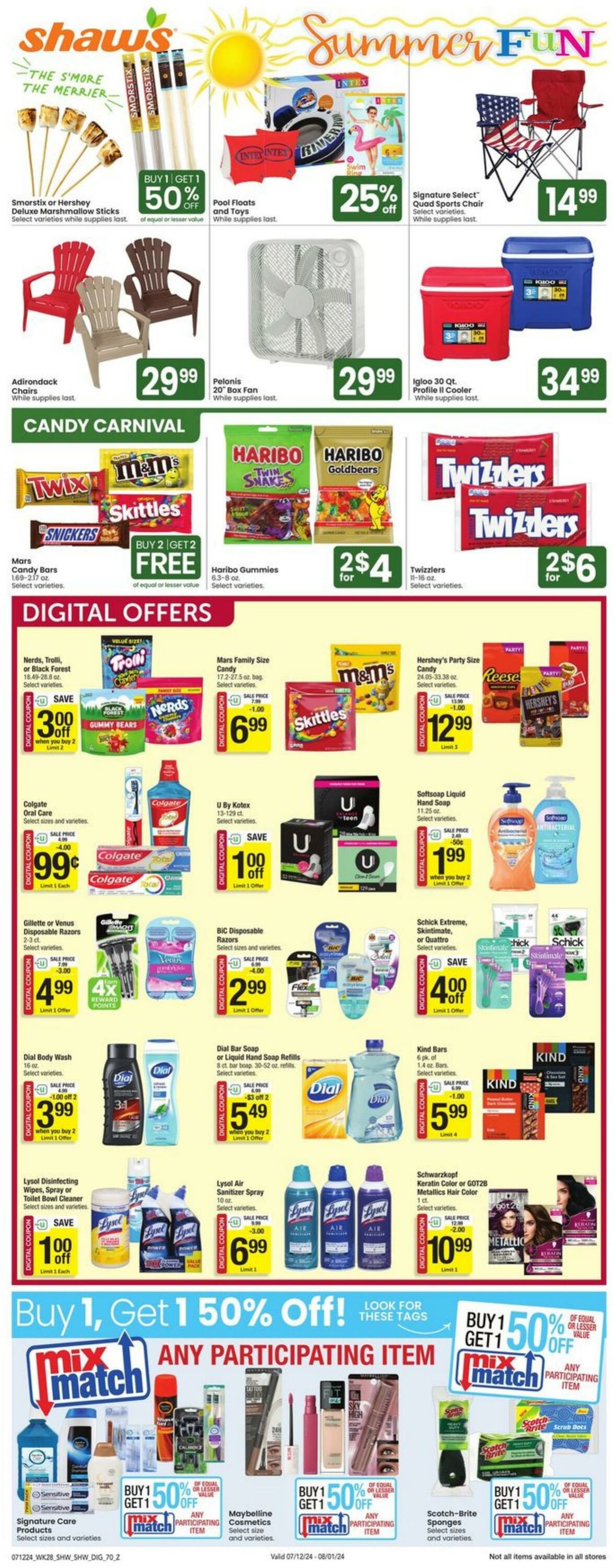 Weekly ad Shaws 07/12/2024 - 07/18/2024