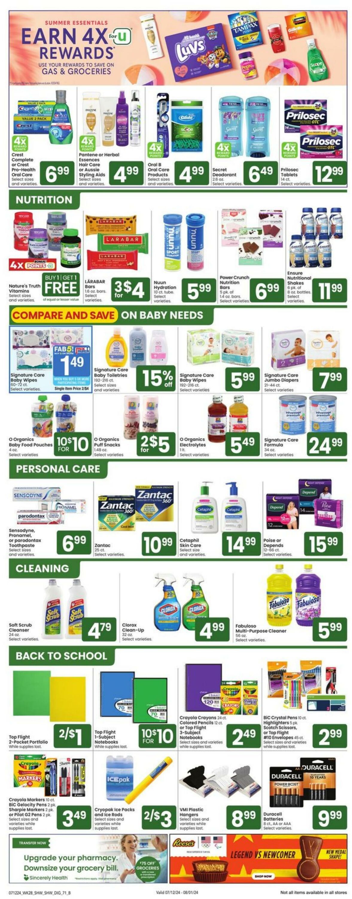 Weekly ad Shaws 07/12/2024 - 07/18/2024