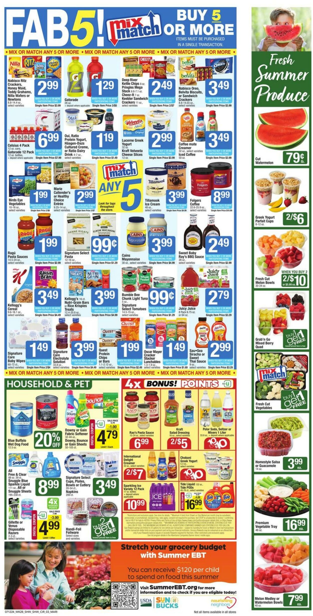 Weekly ad Shaws 07/12/2024 - 07/18/2024