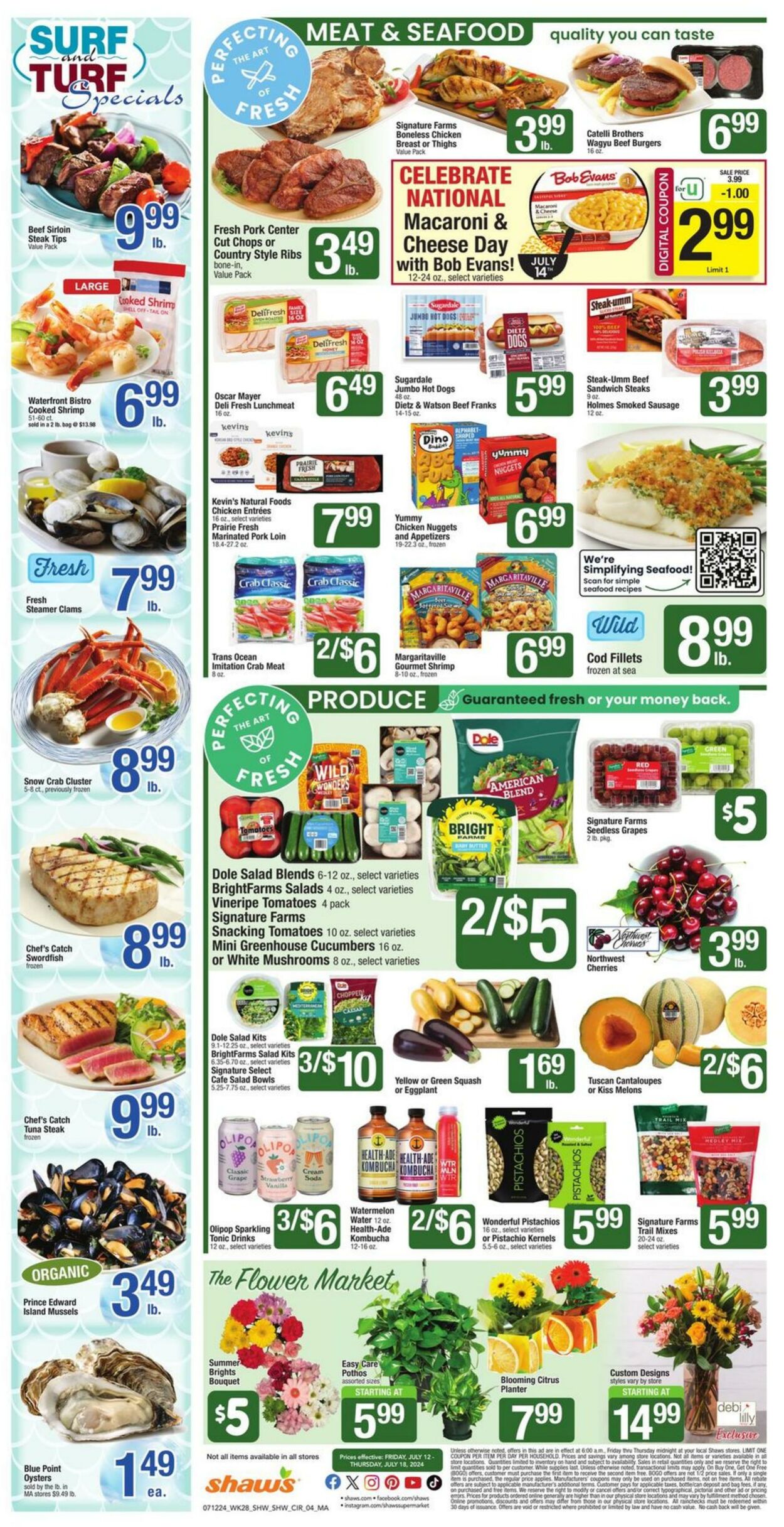 Weekly ad Shaws 07/12/2024 - 07/18/2024