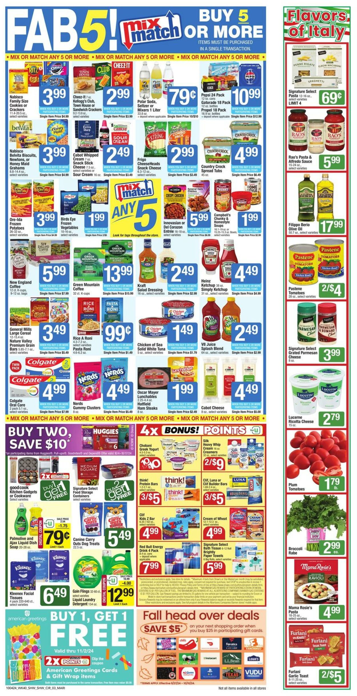 Weekly ad Shaws 10/04/2024 - 10/10/2024