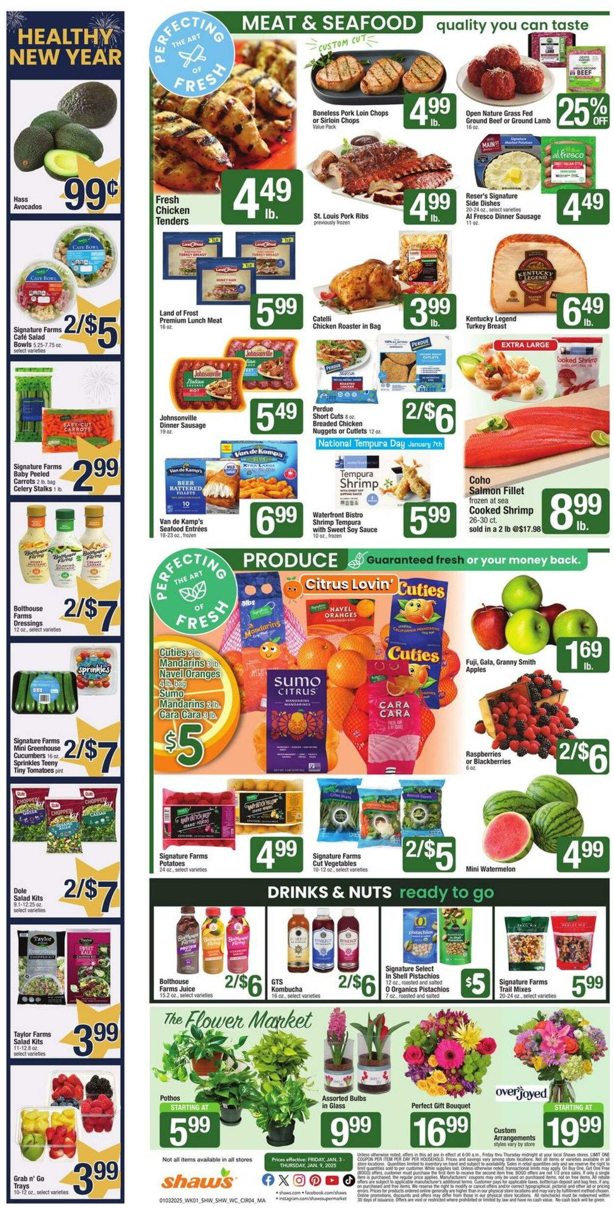 Weekly ad Shaws 01/03/2025 - 01/09/2025