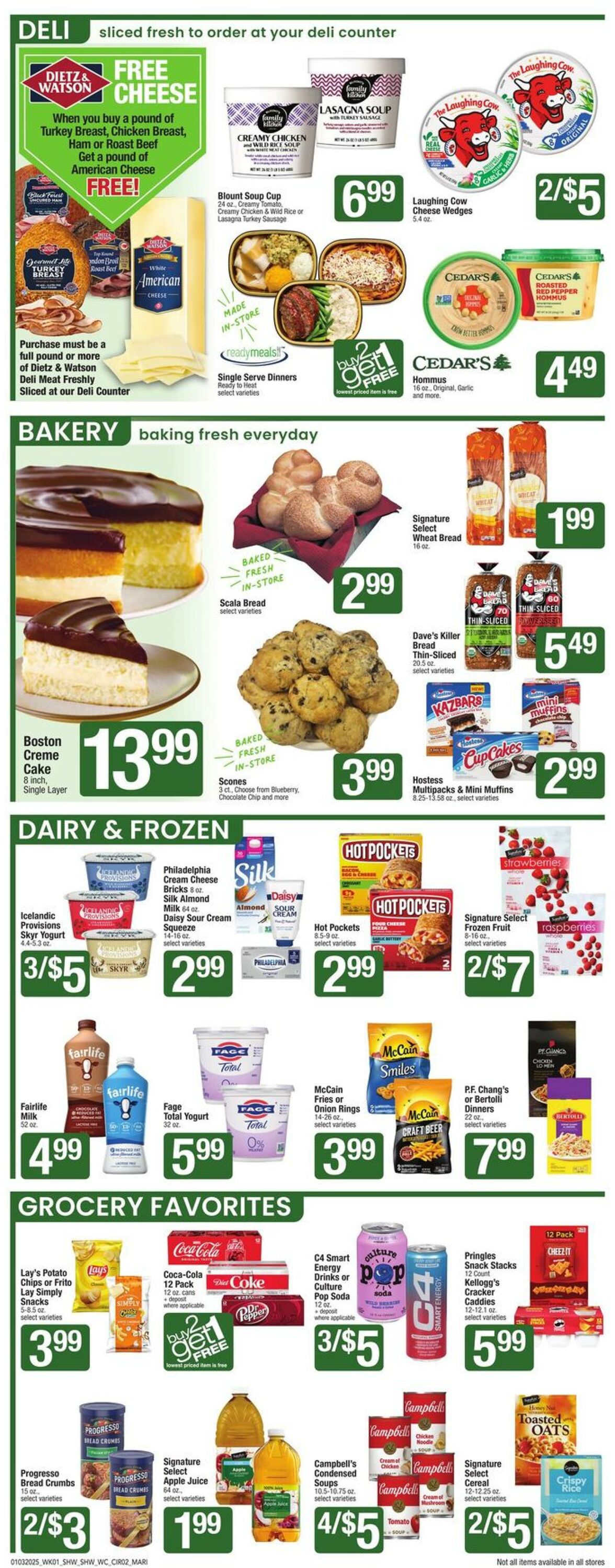 Weekly ad Shaws 01/03/2025 - 01/09/2025