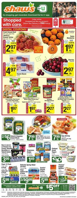 Weekly ad Shaws 01/03/2025 - 01/09/2025