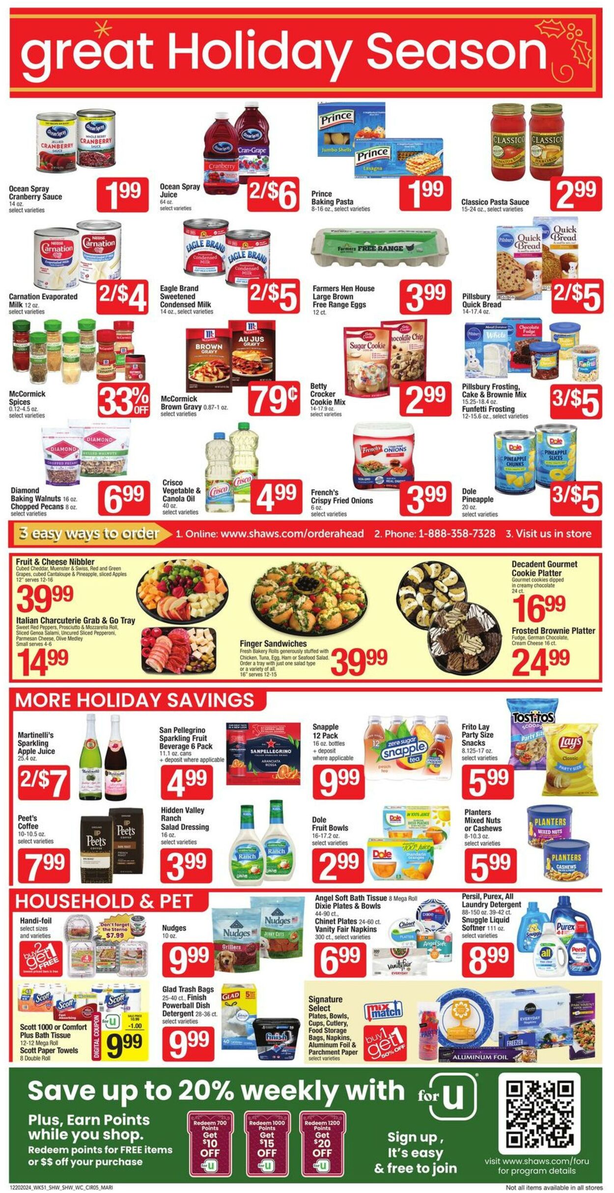 Weekly ad Shaws 12/20/2024 - 12/26/2024