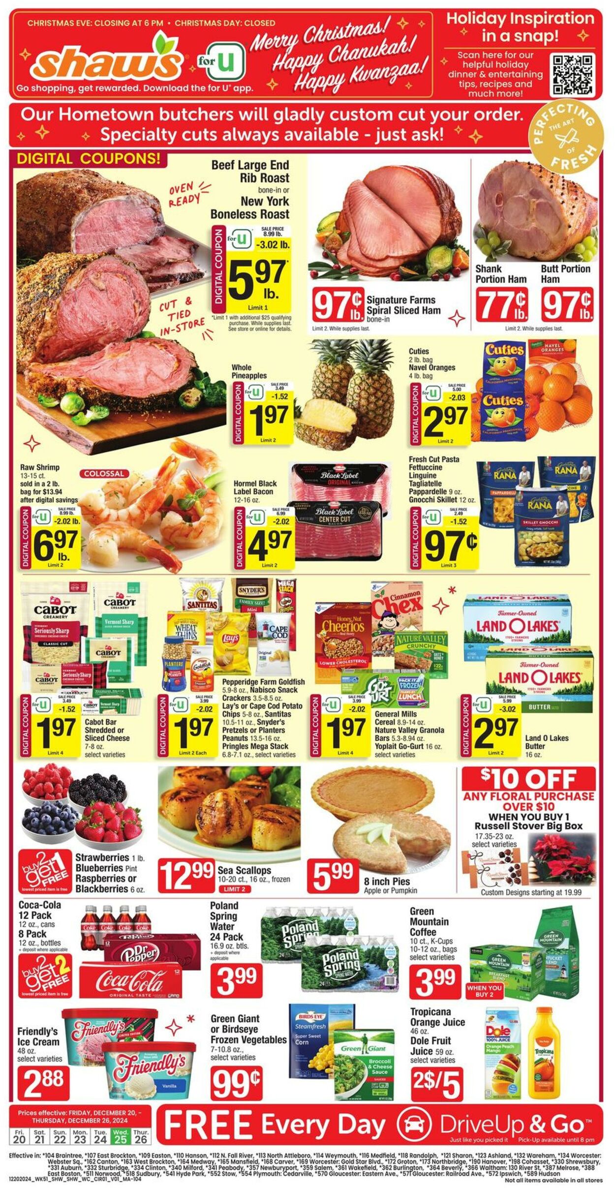 Weekly ad Shaws 12/20/2024 - 12/26/2024