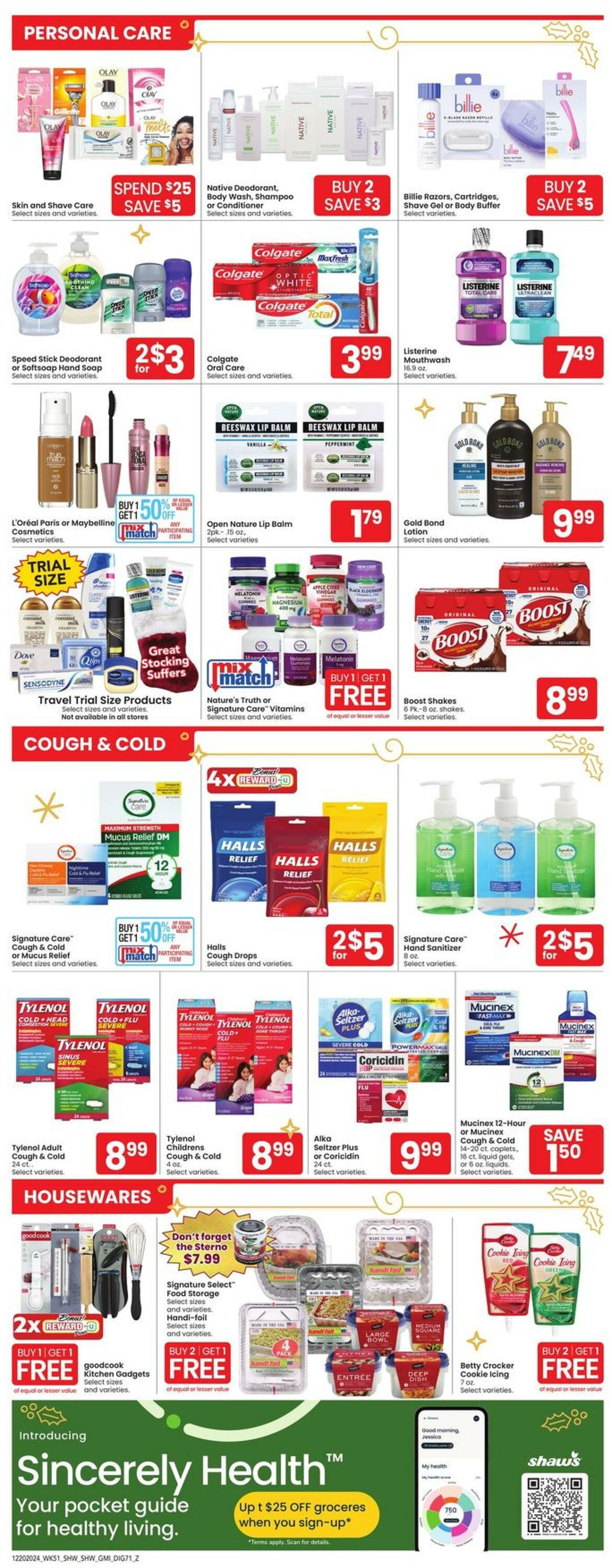 Weekly ad Shaws 12/20/2024 - 12/26/2024