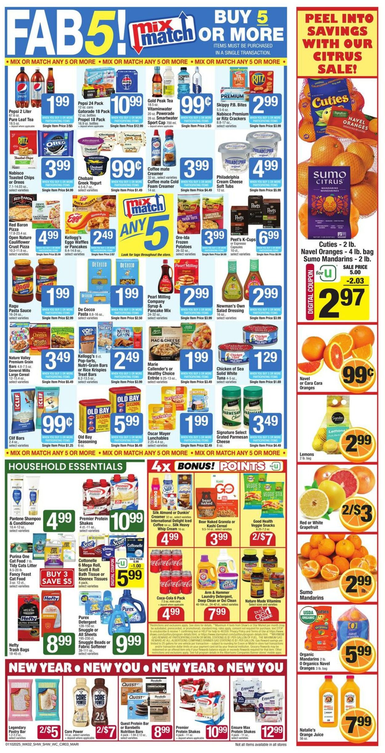 Weekly ad Shaws 01/10/2025 - 01/16/2025