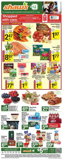 Weekly ad Shaws 01/10/2025 - 01/16/2025