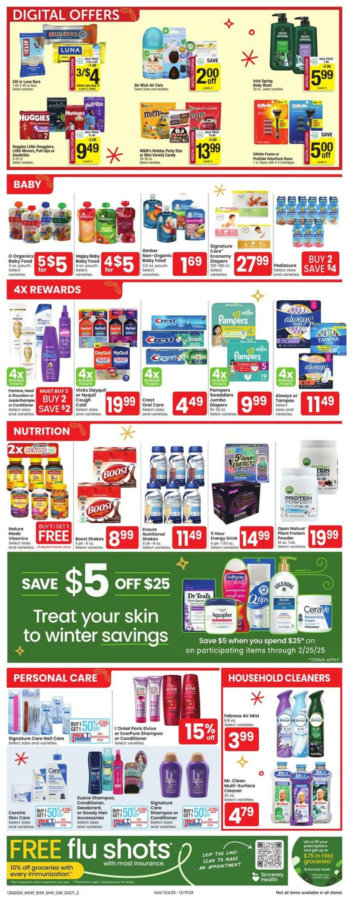 Weekly ad Shaws 12/06/2024 - 12/12/2024