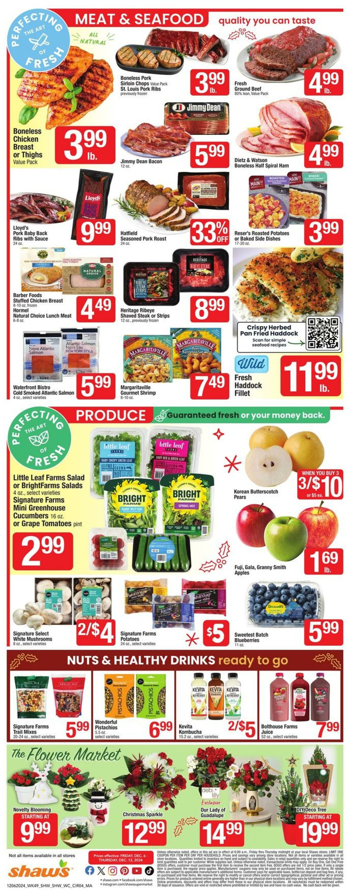 Weekly ad Shaws 12/06/2024 - 12/12/2024