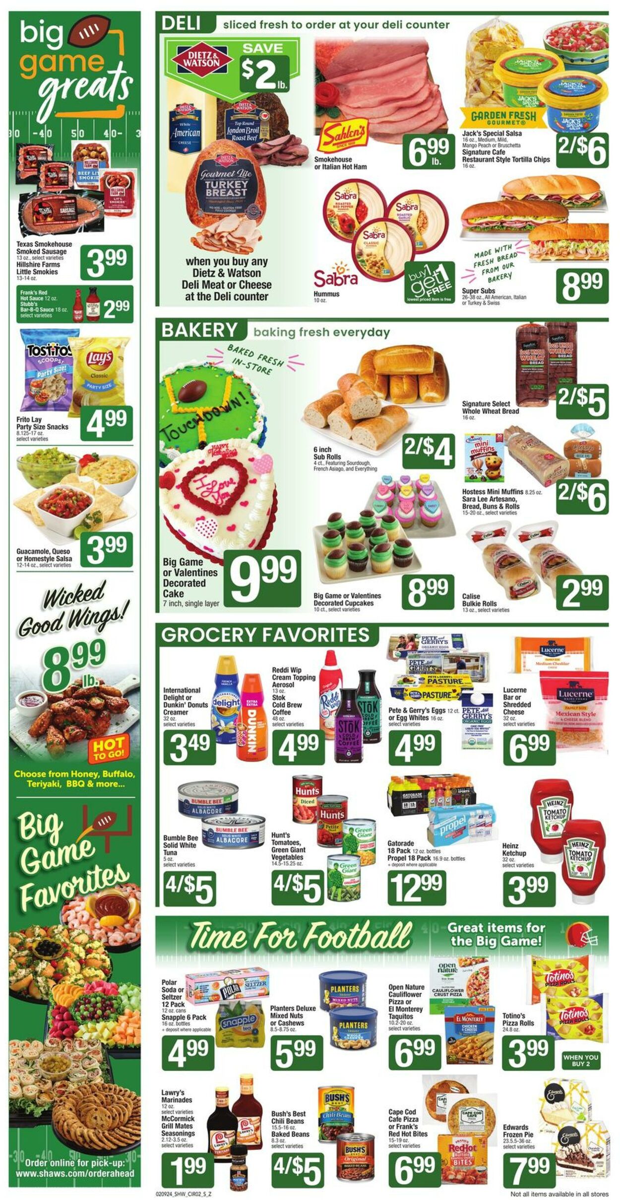 Weekly ad Shaws 02/09/2024 - 02/15/2024