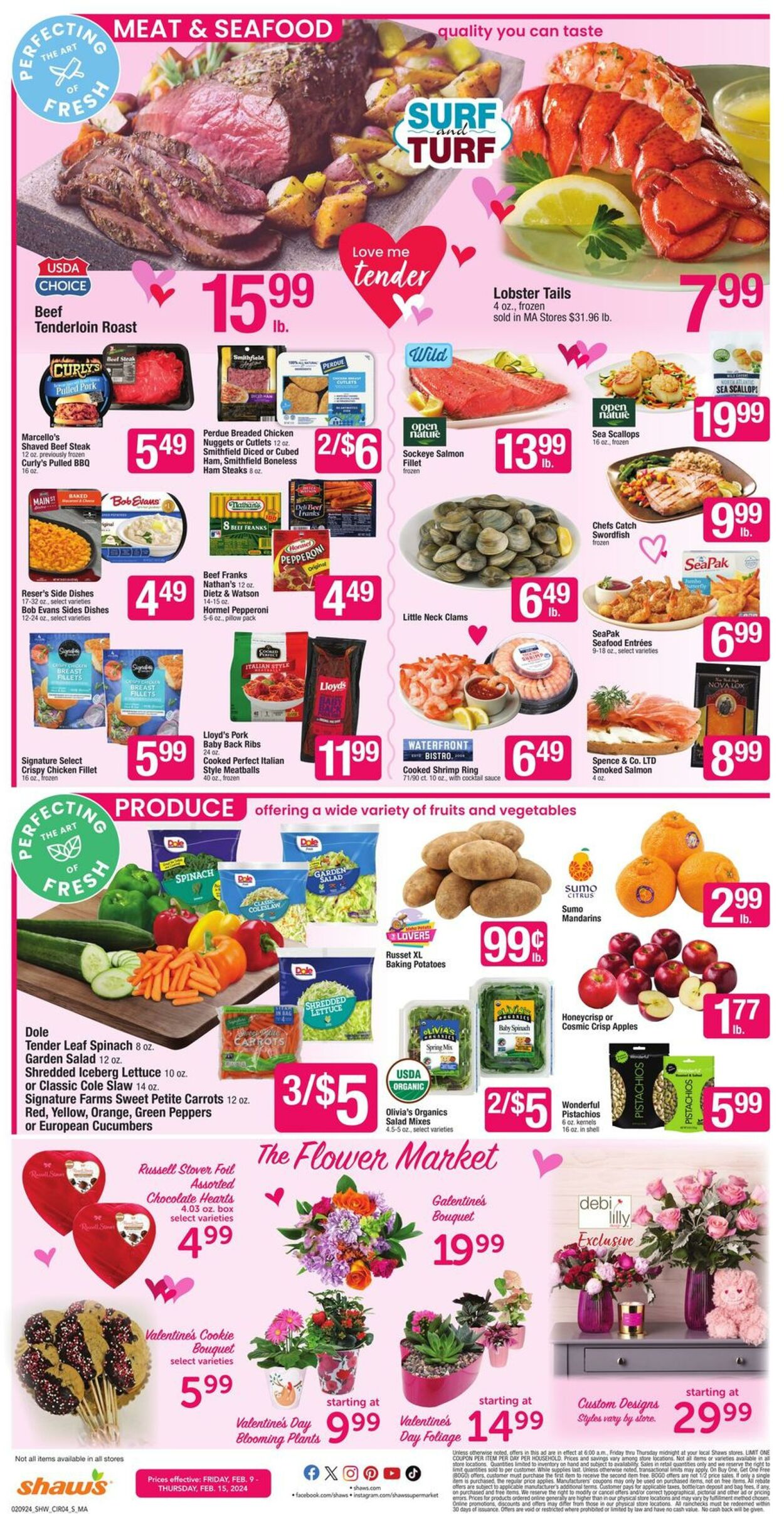 Weekly ad Shaws 02/09/2024 - 02/15/2024