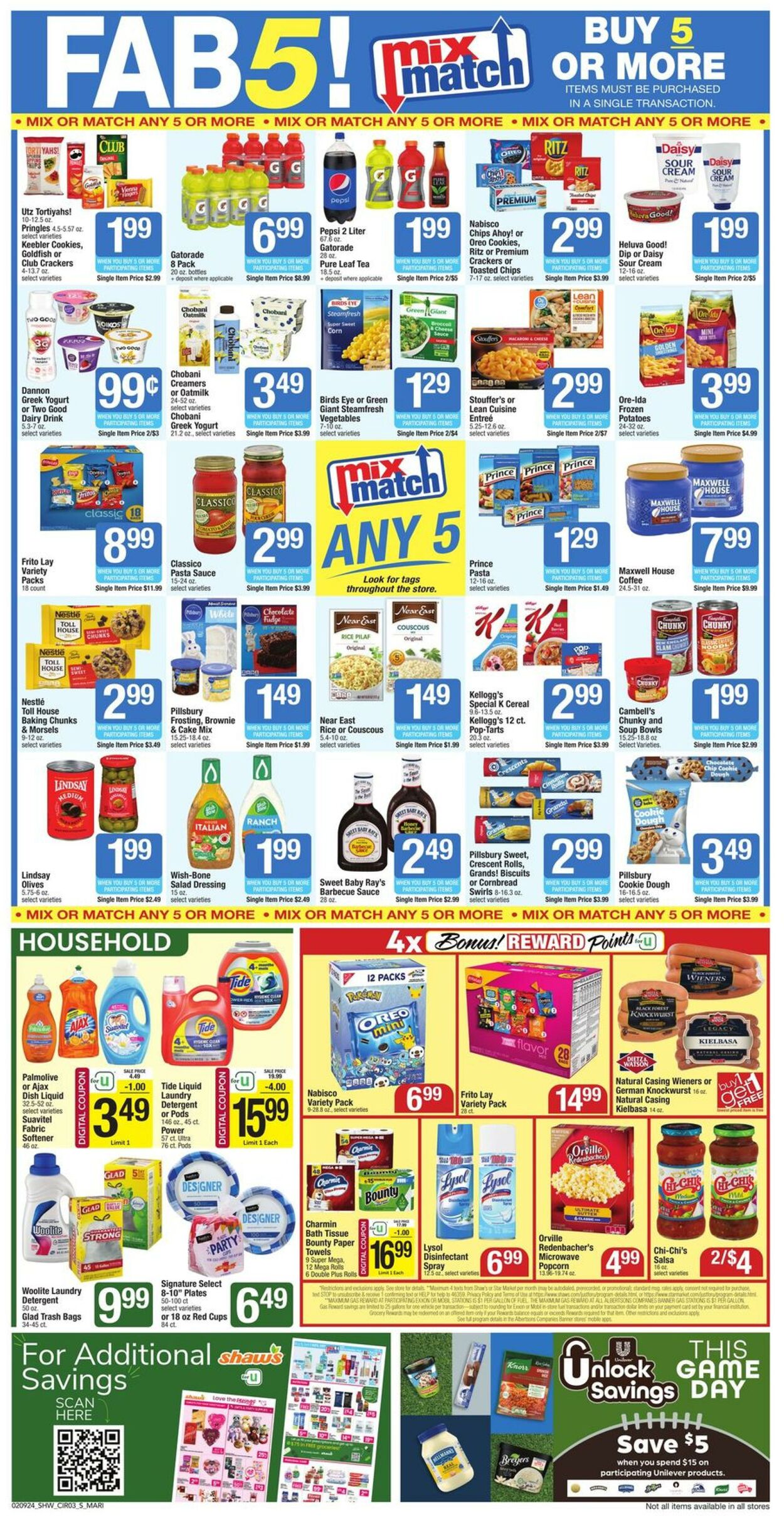 Weekly ad Shaws 02/09/2024 - 02/15/2024