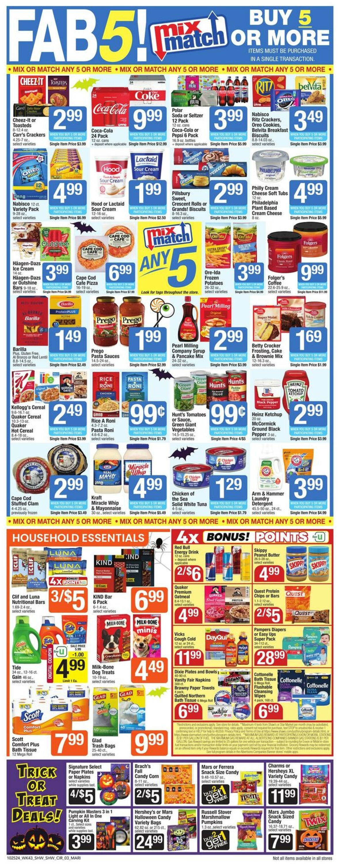 Weekly ad Shaws 10/25/2024 - 10/31/2024