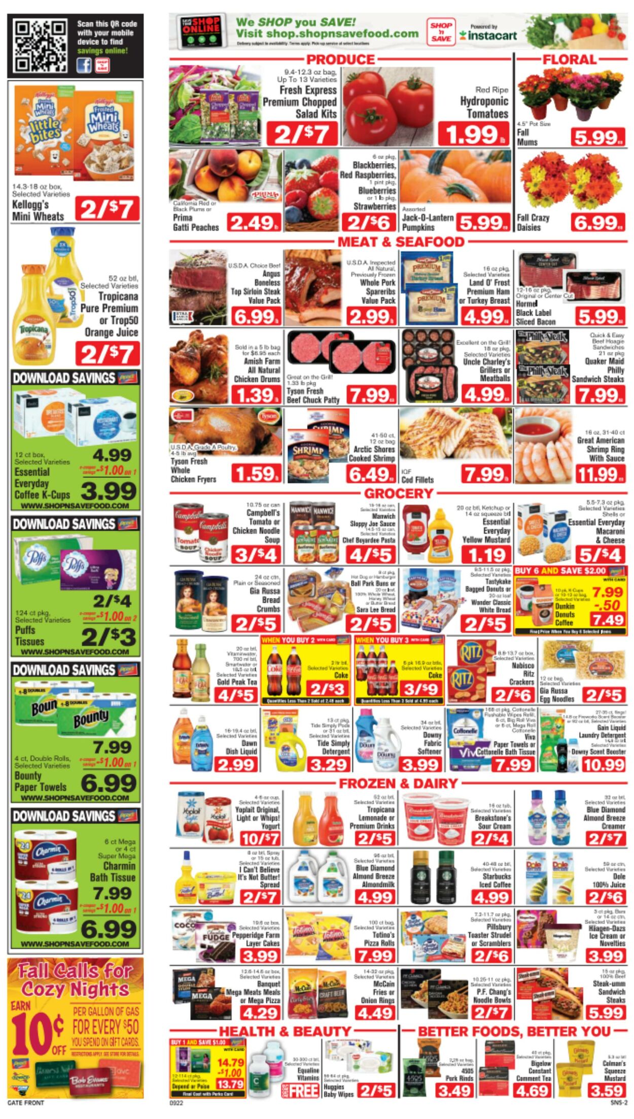 Weekly ad Shop'n Save 09/22/2022 - 09/28/2022