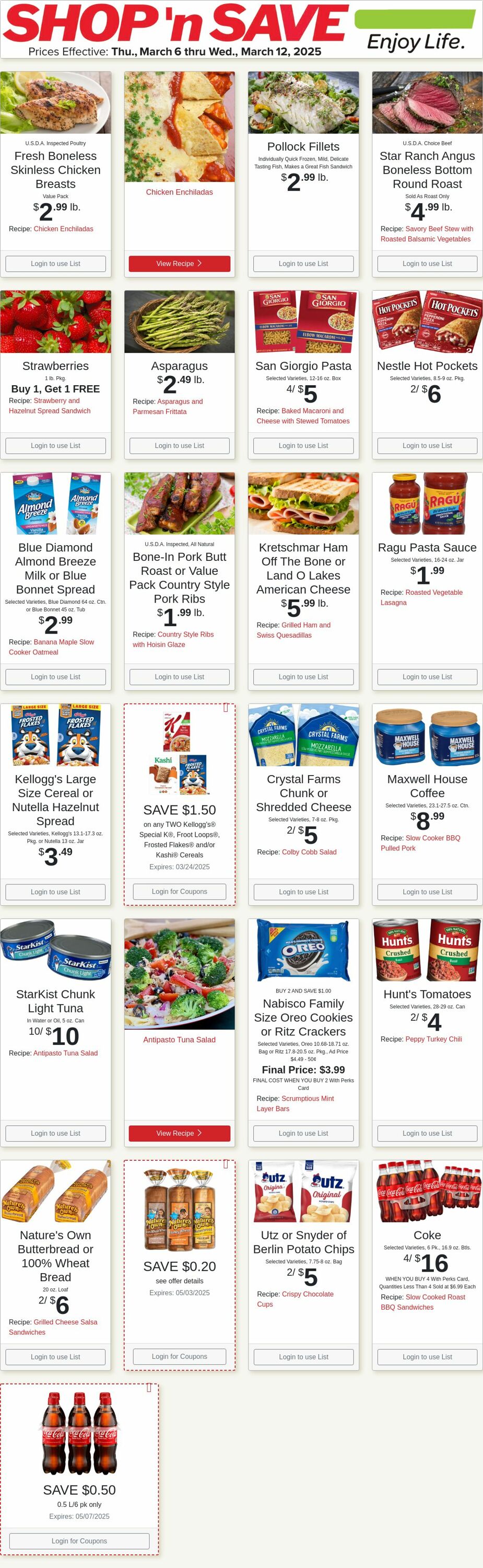 Shop'n Save Promotional weekly ads