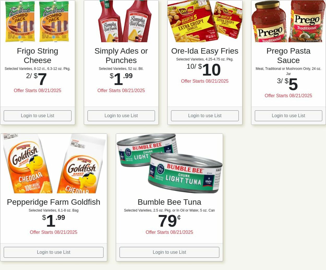 Weekly ad Shop'n Save 08/18/2025 - 08/24/2025