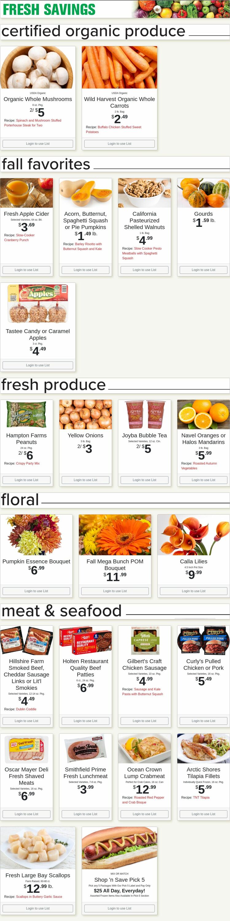 Weekly ad Shop'n Save 10/20/2025 - 10/26/2025