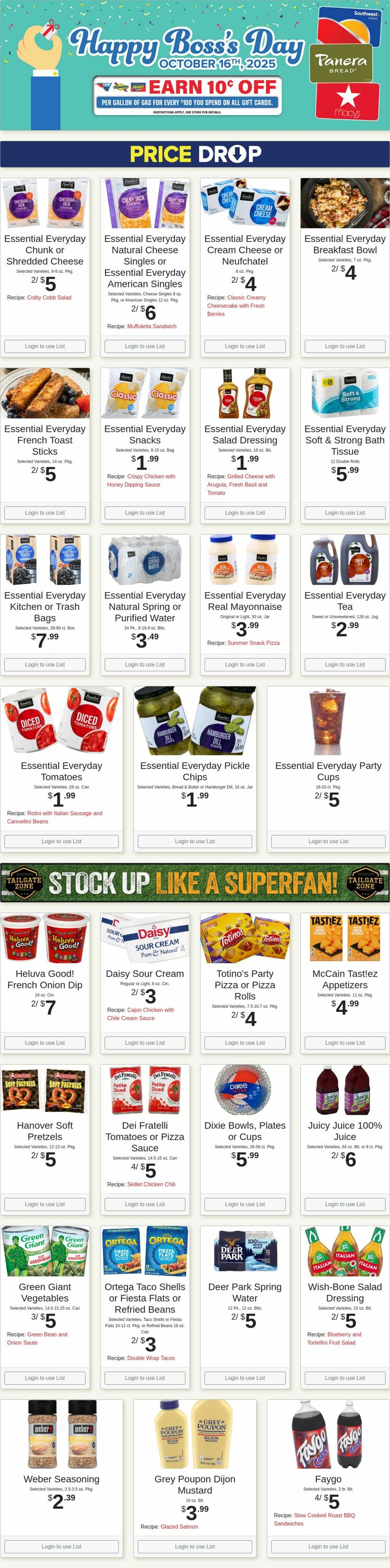 Weekly ad Shop'n Save 10/20/2025 - 10/26/2025