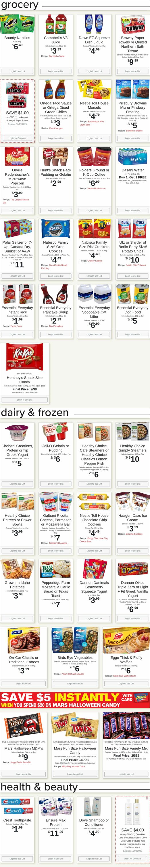 Weekly ad Shop'n Save 10/20/2025 - 10/26/2025