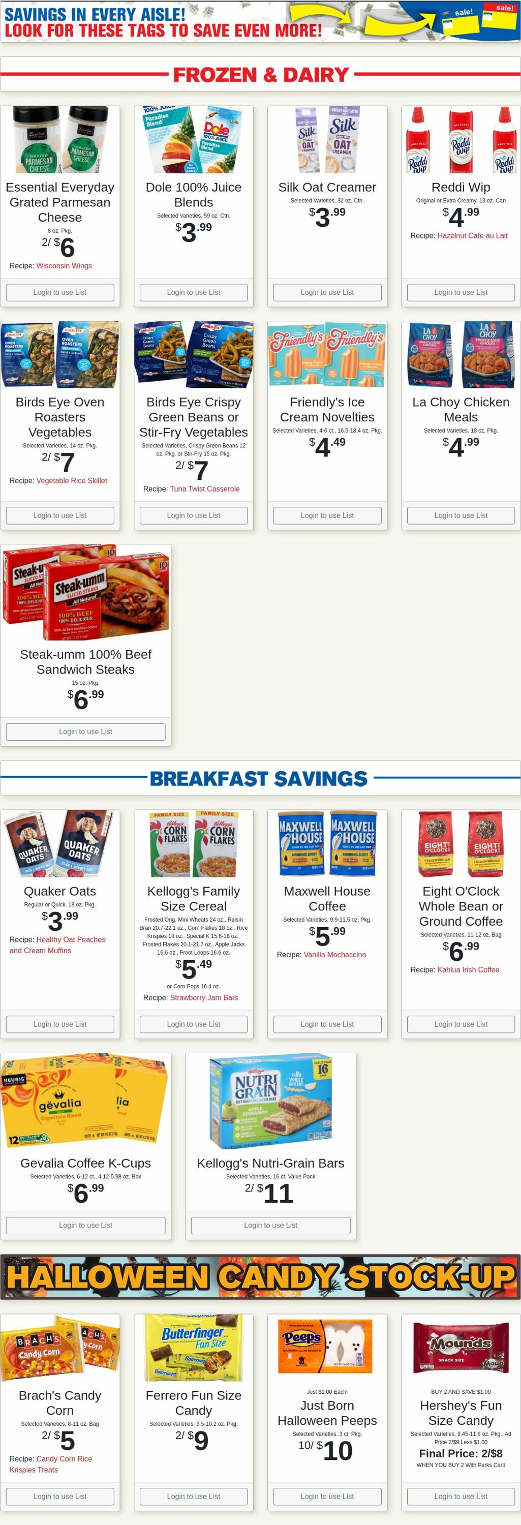 Weekly ad Shop'n Save 10/21/2024 - 10/27/2024