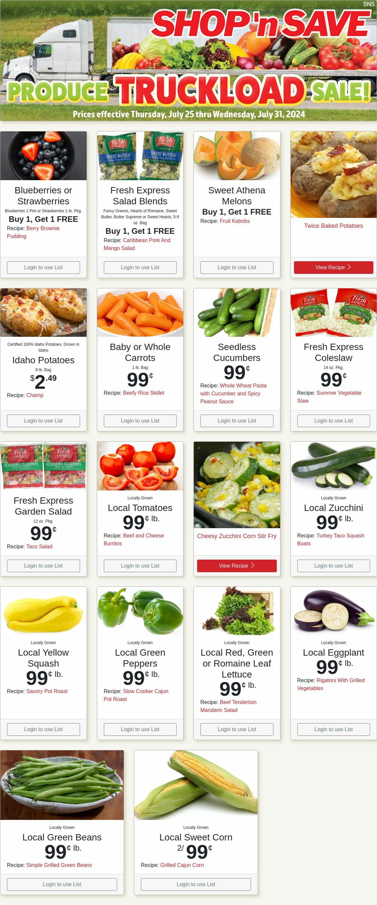 Weekly ad Shop'n Save 07/29/2024 - 08/04/2024