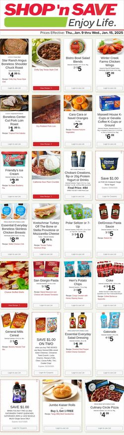 Weekly ad Shop'n Save 05/25/2023 - 05/31/2023