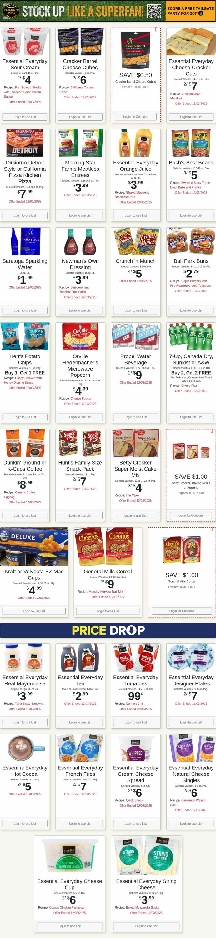 Weekly ad Shop'n Save 12/01/2025 - 12/07/2025